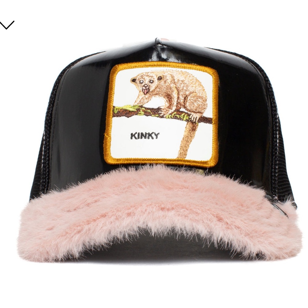 NIB Limited Edition Goorin Brothers “Kinky” Honey Bear Trucker Hat - Picture 2 of 6